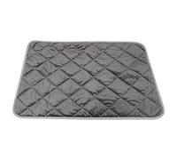 SiaBiced Almohadilla Auto Calentable para Mascotas Gatos Perros Colchón Manta Térmica Lavable con Superficie Microvellón Adecuada para Habitación Sala Hotel, Gris 48x70cm