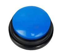 SiaBiced Botón Grabador de Sonido Educación Interactivo Grabable Juguete Lenguaje Comunicación Adecuado para Hogares Mascotas, Azul Oscuro