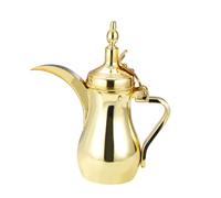 SiaBiced Cafetera Elegante de Acero Inoxidable con Mango Ergonómico, oro, tal como se describe