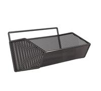 SiaBiced Cesta Colgante de Pared Organizador Metálico para Frutas Verduras Juguetes Almacenamiento Adecuado para Cocina Baño Lavandería Armario Despensa , tal como se describe, m
