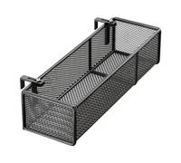 SiaBiced Cesta de Metal para Almacenamiento en Cama, Organizador Lateral para Dormitorio, tal como se describe, 27x15x9cm