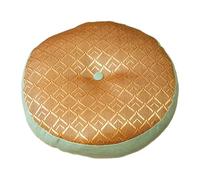 SiaBiced Cojín Redondo Almohada Sillón Almohadilla Piso Asiento Círculo Decorativo Relleno Cómodo PP Algodón Adecuado para Meditación Lectura Ventanales D, fondo azul, tal como se describe