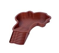 SiaBiced Comedero para Reptiles, Piscina, Bañera, Bandeja de Alimentación para Lagartos, Geckos Y Tortugas. Fácil Montaje. Ideal para La Cría de Mascotas, Rojo, Individual