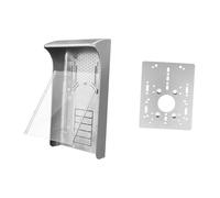 SiaBiced Cubierta Protectora para Timbre Transparente Carcasa Impermeable para Botón de Timbre Caja de Protección Resistente Al Agua Accesorio Adecuado para Ap, Gire la tapa