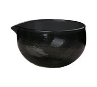 SiaBiced Cuenco de Vidrio para Matcha Ceremonial, Regalo Japonés, para Matcha, Tazón de Cerámica, Negro