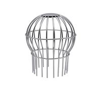 SiaBiced Filtro para Canalón Pantalla de Drenaje Cubierta de Acero Y Guardia para Bajante con Cabeza Esférica Que Detiene Hojas Adecuado para Mantener El Fluj, 96mm