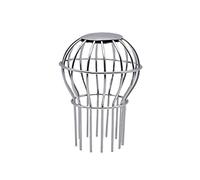 SiaBiced Filtro para Canalón Pantalla de Drenaje Cubierta de Acero Y Guardia para Bajante con Cabeza Esférica Que Detiene Hojas Adecuado para Mantener El Fluj, 62mm