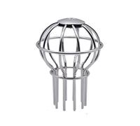 SiaBiced Filtro para Canalón Pantalla de Drenaje Cubierta de Acero Y Guardia para Bajante con Cabeza Esférica Que Detiene Hojas Adecuado para Mantener El Fluj, 38mm