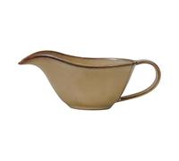 SiaBiced Gravy Boat Cuenco para Jarra Cerámica con Asa Dispensador de Cremas Recipiente para Leche Y Condimentos Superficie Lisa Fácil de Limpiar Adecuad, Caqui, tal como se describe
