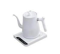 SiaBiced Hervidor de Café Eléctrico Tetera de Acero Inoxidable Calentador de Agua con Función de Mantener Caliente Y Apagado Automático Adecuado para Regalos, Blanco, 1000l