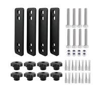 SiaBiced Kit de Montaje para Tienda de Techo Que Incluye Placas de Reparación Planas Y Tornillos.