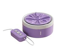 SiaBiced Lavadora Portátil, Versátil, USB, Silenciosa, 12 Cm de Diámetro, Alta, Compacta Kg de Ropa Personal, púrpura, Individual