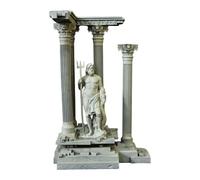 SiaBiced Mini Románica de Resina, Adorno para Acuario con Artificial Y Decoración Paisajística. También Sirve como Escondite para Peces. Regalo, Set C