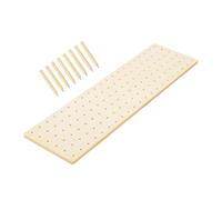 SiaBiced Organizador de cajón de de Madera con Clavijas del de Tablero de Clavijas Plato y Organizador de Platos para Platos