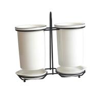 SiaBiced Organizador Moderno de Utensilios de Cocina con de Drenaje, a, tal como se describe