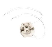 SiaBiced Portalámparas G12 con Adaptador de Cable Soporte Cerámico Base Resistente a Conexión Segura 4A 1000V Adecuado para Lámparas Halógenas Sodio Uso
