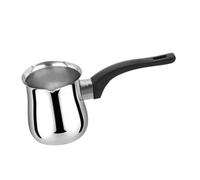 SiaBiced Profesional de Calentamiento de Leche de cafetera turca con manejo de Servidor de café de Acero Inoxidable para Diario, 361 Ml