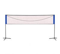 SiaBiced Red de Bádminton Portátil Altura Ajustable con Bolsa de Transporte para Exteriores, Azul