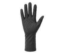 SiaBiced s para Brazos Procción y Manguitos Running Ciclismo - Solar Transpirable con Guans Táctiles, SPT muñeca abierta guantes-negro, Negro