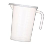 SiaBiced Taza de Medición Plástico con Asa Cómoda Vertedor Recipiente Medidor Multifuncional Herramienta Dosificadora para Líquidos Apto, 1000ml, tal como se describe