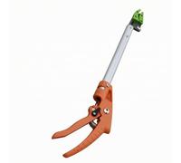 SiaBiced Tijeras de de Jardinería Tijeras s Cortarramas Pértiga Telescópica Mango Largo con Mecanismo de Corte Suave y Empuñadura de Gatillo Cómoda Adecuadas para Arbustos Altos Patio y, 50 Cm