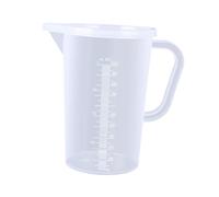 SiaBiced Vaso Medidor Transparente con Marcas Fáciles de Leer Taza Mezcladora Ergonómica Resistente a Temperaturas Recipiente con para Verter Sin de, 1000ml