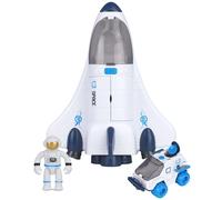 Siairo Space Shuttle Juguete de cohete para niños, juguetes espaciales para niños y niñas, juguetes educativos de ciencia, figuras de astronautas