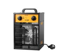 SIAL Calefactor 3300 W - Radiador Electrico - Calentador Industrial - 3 Niveles de Calor - Termostato & Protección contra Sobrecarga - Ventilador de Calefacción para Uso Interior y Exterior