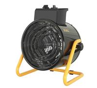 SIAL Termoventilador Industrial 3000W - Calentador Eléctrico - Calentador Radiante Calentador de Construcción - Calefactor para Garajes, Talleres, Obras - D3 - Negro