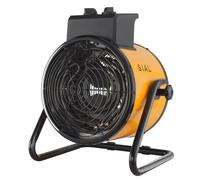 SIAL Termoventilador Industrial 3000W - Calentador Eléctrico - Calentador Radiante Calentador de Construcción - Calefactor para Garajes, Talleres, Obras - D3 - Amarillo