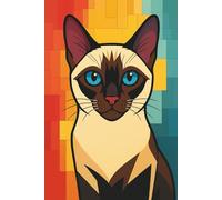 Siamese Cat Notebook: Cartoon Journal, Diary, Writing Pad: A graceful gift for Kids, Cat Lovers, Siamese Fans, Animal Enthusiasts, Family, Friends, Loved Ones & Creative Spirits