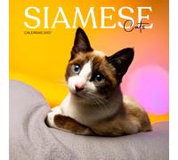 Siamese Cats Calendar 2027: Pointed Coats and Blue Eyes