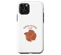 Siamese Fighting Fish Club Betta Peces de agua dulce Carcasa para iPhone 11 Pro