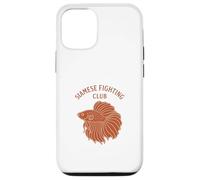 Siamese Fighting Fish Club Betta Peces de agua dulce Carcasa para iPhone 12/12 Pro
