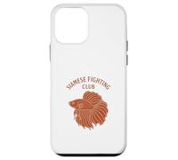 Siamese Fighting Fish Club Betta Peces de agua dulce Carcasa para iPhone 12 mini