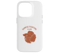 Siamese Fighting Fish Club Betta Peces de agua dulce Carcasa para iPhone 14 Pro