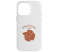 Siamese Fighting Fish Club Betta Peces de agua dulce Carcasa para iPhone 14 Pro Max