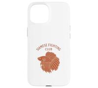 Siamese Fighting Fish Club Betta Peces de agua dulce Carcasa para iPhone 15
