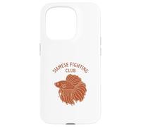 Siamese Fighting Fish Club Betta Peces de agua dulce Carcasa para iPhone 15 Pro