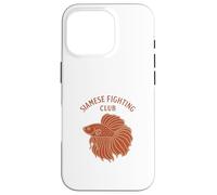 Siamese Fighting Fish Club Betta Peces de agua dulce Carcasa para iPhone 16 Pro
