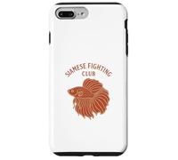 Siamese Fighting Fish Club Betta Peces de agua dulce Carcasa para iPhone 7 Plus/8 Plus