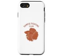 Siamese Fighting Fish Club Betta Peces de agua dulce Carcasa para iPhone SE (2020) / 7 / 8
