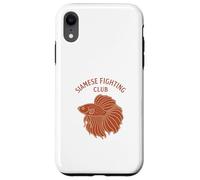 Siamese Fighting Fish Club Betta Peces de agua dulce Carcasa para iPhone XR