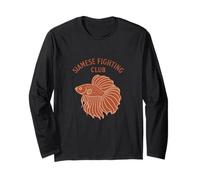 Siamese Fighting Fish Club Betta Peces de agua dulce Manga Larga