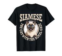 Siamese The Cat with The Royal Gaze Cat Lover Owner Camiseta gráfica económica