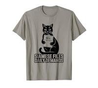 Siameses Presenta demandas diarias Quejas de Comidas Camiseta