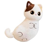 Siamesische Katze Plüschtier - Realistisches Kuscheltier Aus PP-Baumwolle | Weiche Stoffpuppe Für Kinder & Erwachsene | Dekorative Siamkatze Für Schlafzimmer Wohnzimmer, Niedliches Katzengeschenk