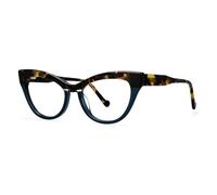 SIAMZYWV Simple Eyewear Frames - Gafas de acetato con bisagra de resorte, gafas de color transparente de ojo de gato, 142 x 145 mm, c