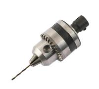 SIAQWYENZ For Mini portabrocas eléctrico, montaje de 1,5-10mm, conector cónico B12, varilla, eje del Motor, mandril for taladro con llave adaptadora, herramienta eléctrica Portabrocas(Chuck Shaft 8mm)