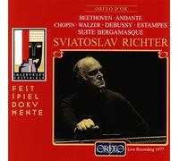 Siatoslav Richter : Oeuvres pour piano de Chopin, Debussy et Beethoven.